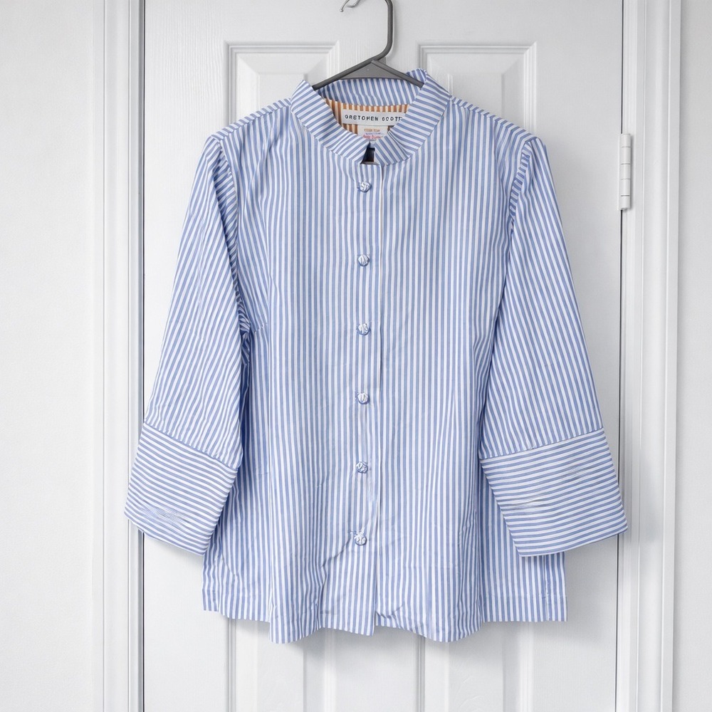 Gretchen Scott Button Down Large - image 2